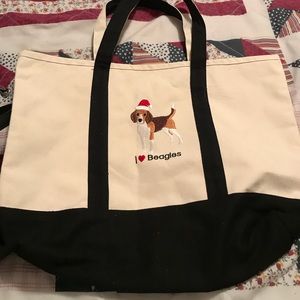 “I love Beagles” tote